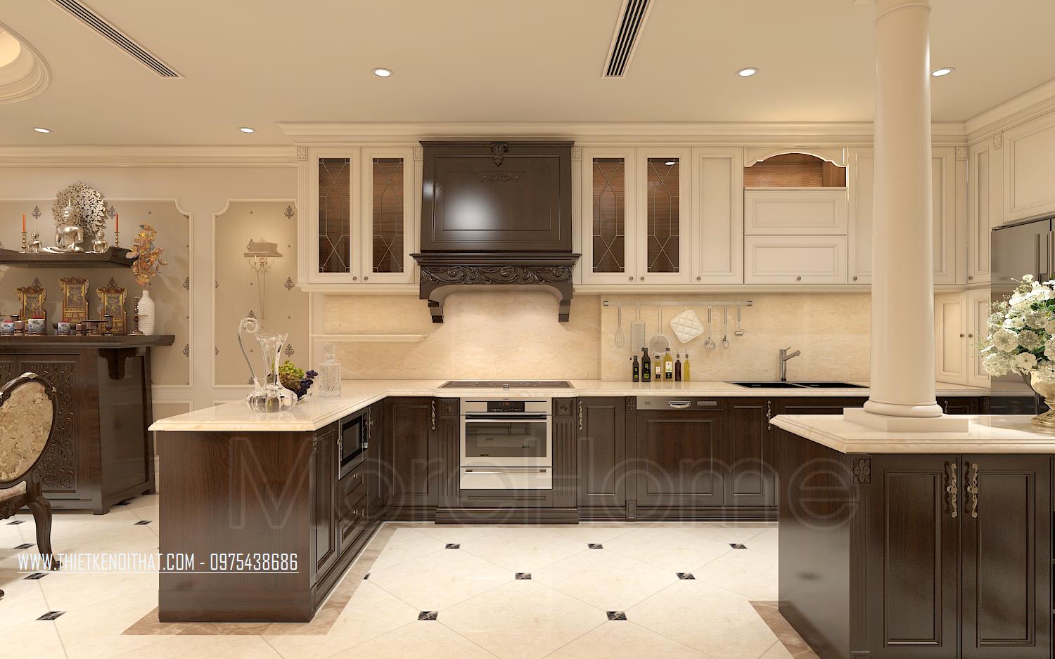Mới lạ hơn với thiết kế chung cư cổ điển